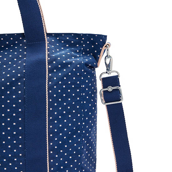 Kipling Asseni Printed Tote Tassen Blauw | BE 1461LI